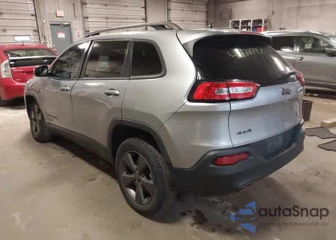 2016 Jeep Cherokee 75Th Anniversary z USA, uszkodzony, nr VIN 1C4PJMCB5GW247098